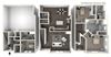 Three Bedroom Three and a Half Bath Floorplan